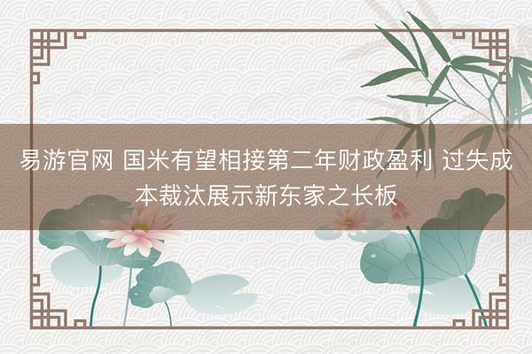 易游官网 国米有望相接第二年财政盈利 过失成本裁汰展示新东家之长板