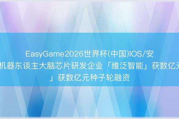 EasyGame2026世界杯(中国)IOS/安卓官方下载 机器东谈主大脑芯片研发企业「维泛智能」获数亿元种子轮融资