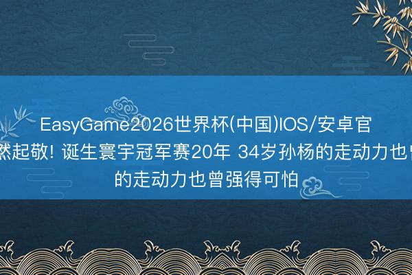 EasyGame2026世界杯(中国)IOS/安卓官方下载 骚然起敬! 诞生寰宇冠军赛20年 34岁孙杨的走动力也曾强得可怕